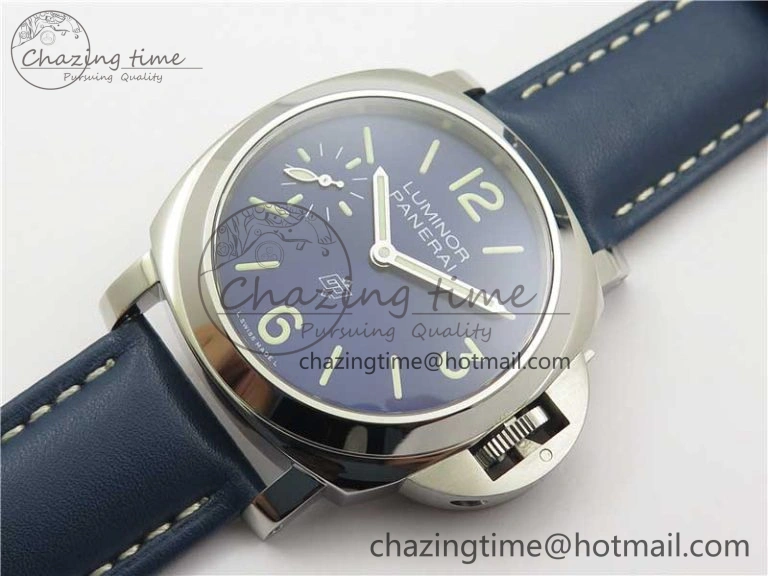 Snug PAM1085 W HWF 1:1 Best Edition on Blue Leather Strap A 8374