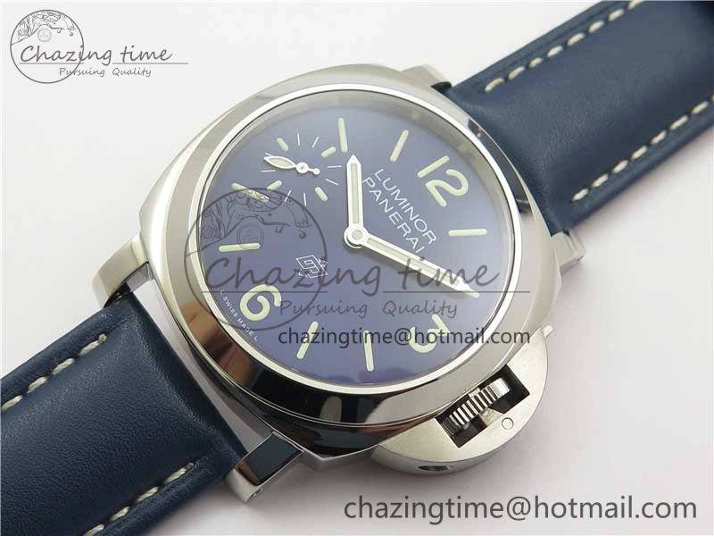 Snug PAM1085 W HWF 1:1 Best Edition on Blue Leather Strap A 8374