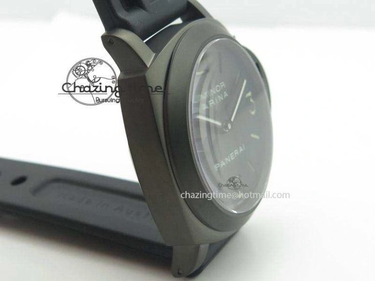 PAM111 DLC H-Maker Best Edition On Black Rubber Strap A Compact 8535