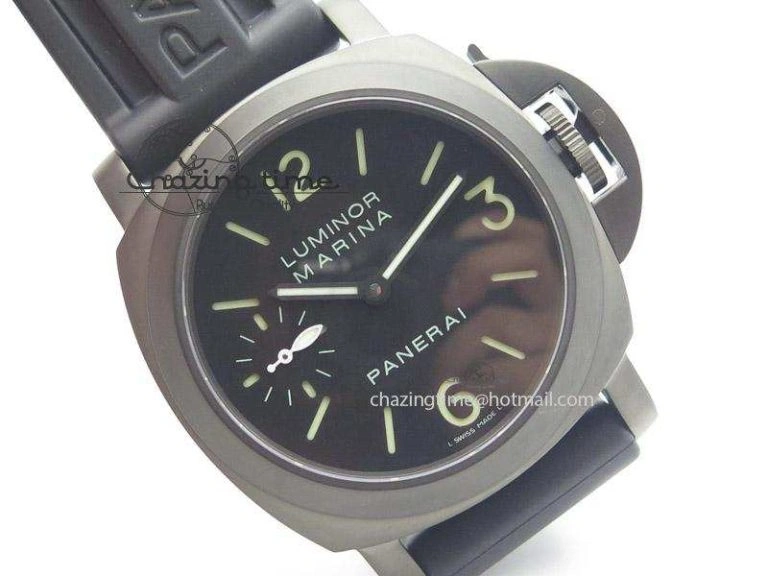 PAM111 DLC H-Maker Best Edition On Black Rubber Strap A Compact 8535