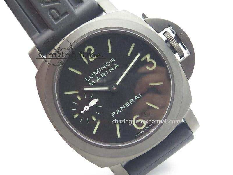 PAM111 DLC H-Maker Best Edition On Black Rubber Strap A Compact 8535