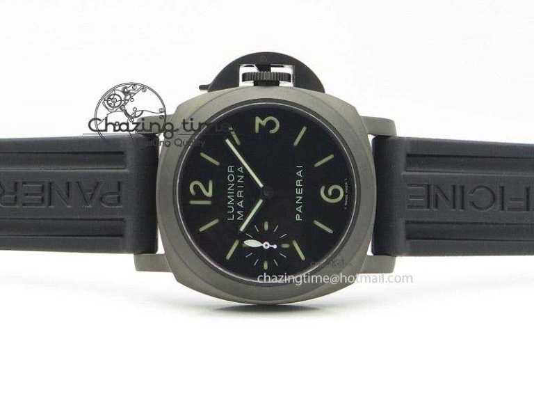 PAM111 DLC H-Maker Best Edition On Black Rubber Strap A Compact 8535