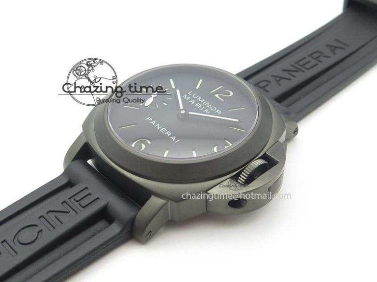 PAM111 DLC H-Maker Best Edition On Black Rubber Strap A Compact 8535