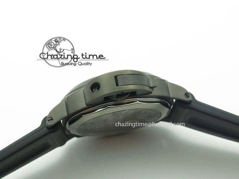 PAM111 DLC H-Maker Best Edition On Black Rubber Strap A Compact 8535