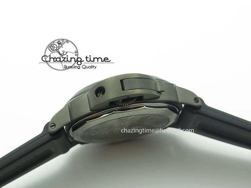 PAM111 DLC H-Maker Best Edition On Black Rubber Strap A Compact 8535