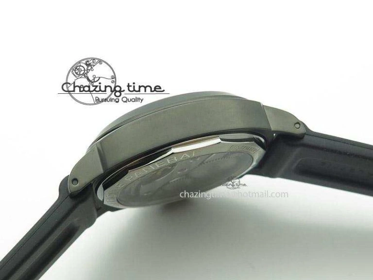 PAM111 DLC H-Maker Best Edition On Black Rubber Strap A Compact 8535