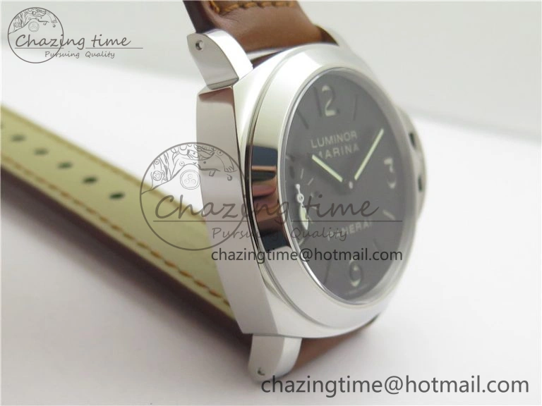 PAM111 HWF 1:1 Best Edition on Brown Calf Leather Strap A6497 ( Free Strap ) Sophisticated 8368