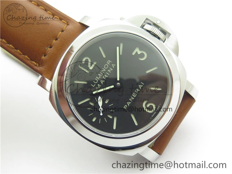 PAM111 HWF 1:1 Best Edition on Brown Calf Leather Strap A6497 ( Free Strap ) Sophisticated 8368
