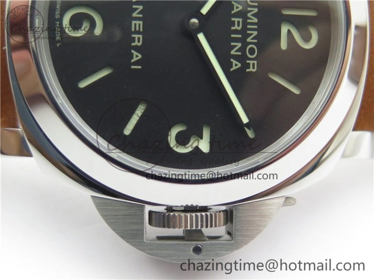 PAM111 HWF 1:1 Best Edition on Brown Calf Leather Strap A6497 ( Free Strap ) Sophisticated 8368