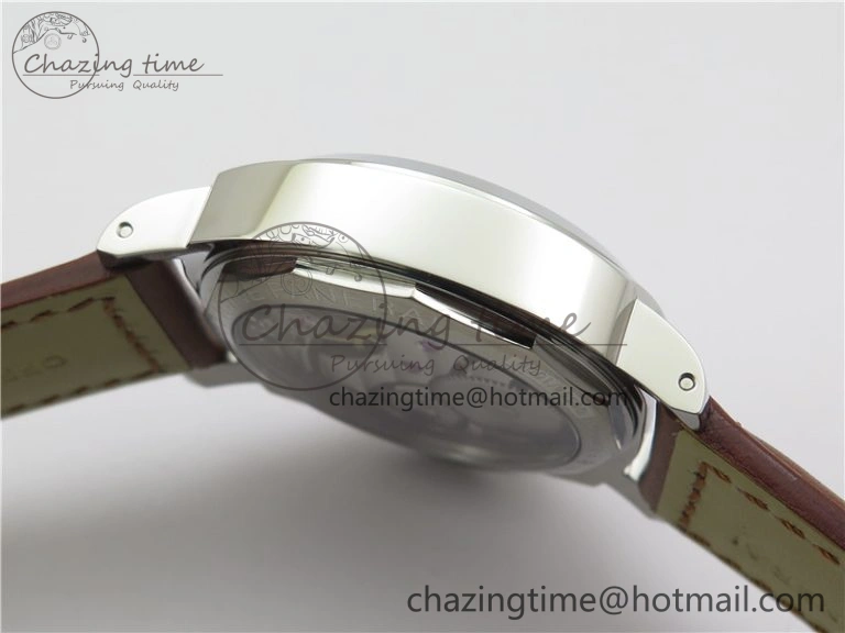 PAM111 HWF 1:1 Best Edition on Brown Calf Leather Strap A6497 ( Free Strap ) Sophisticated 8368