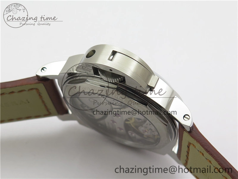 PAM111 HWF 1:1 Best Edition on Brown Calf Leather Strap A6497 ( Free Strap ) Sophisticated 8368
