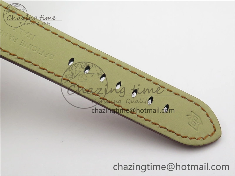 PAM111 HWF 1:1 Best Edition on Brown Calf Leather Strap A6497 ( Free Strap ) Sophisticated 8368