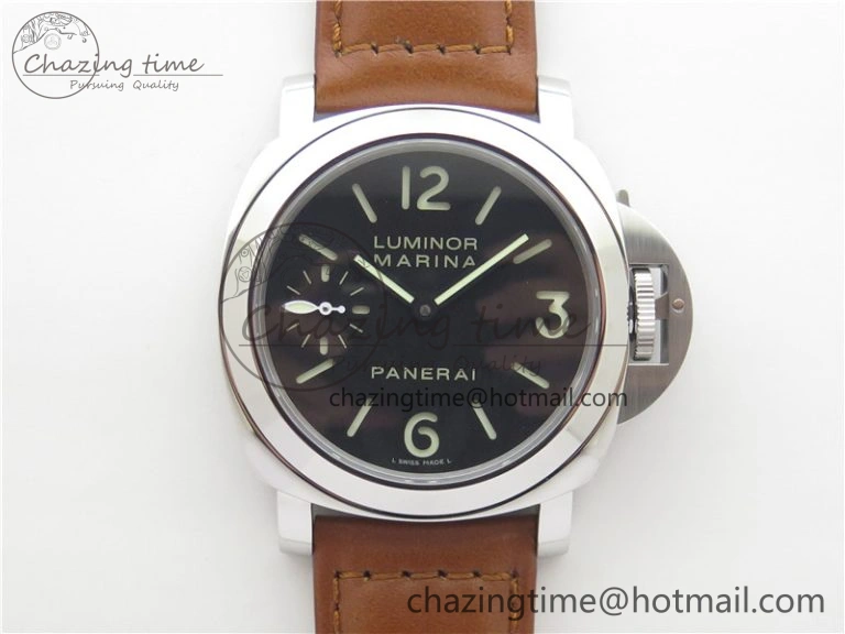 PAM111 HWF 1:1 Best Edition on Brown Calf Leather Strap A6497 ( Free Strap ) Sophisticated 8368