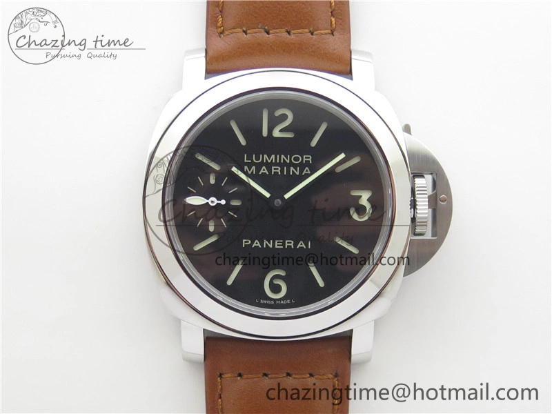 PAM111 HWF 1:1 Best Edition on Brown Calf Leather Strap A6497 ( Free Strap ) Sophisticated 8368