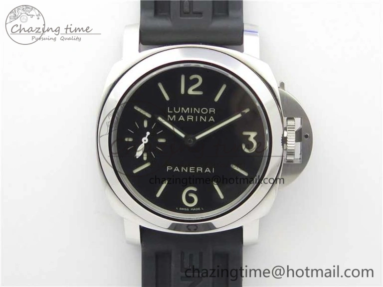 PAM111 N V10 Noob 1:1 Best Edition on Rubber Strap A6497 with Y-Incabloc Soft 8418