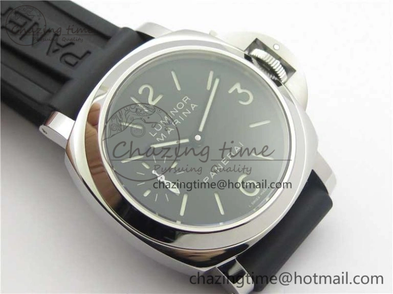 PAM111 N V10 Noob 1:1 Best Edition on Rubber Strap A6497 with Y-Incabloc Soft 8418