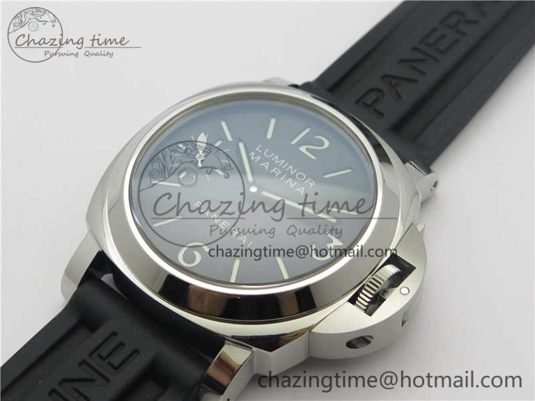 PAM111 N V10 Noob 1:1 Best Edition on Rubber Strap A6497 with Y-Incabloc Soft 8418