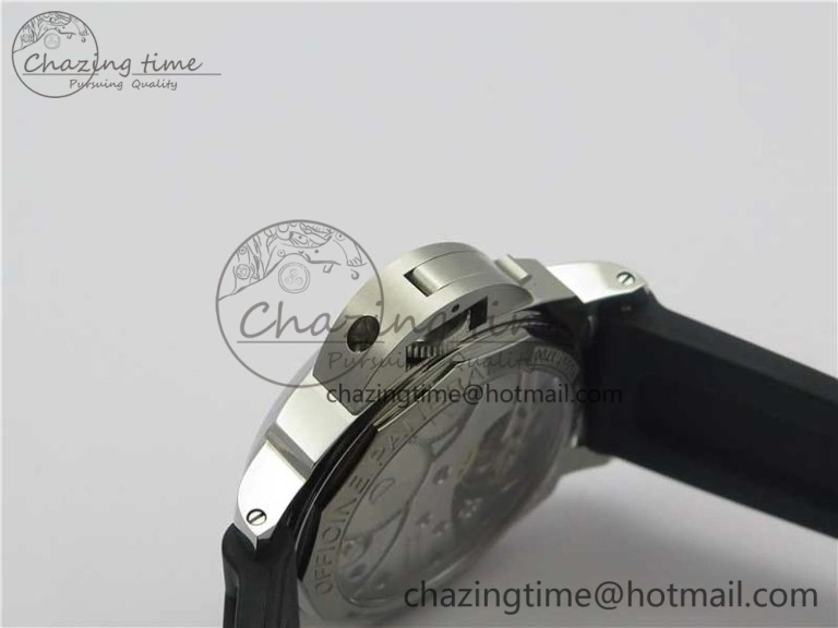 PAM111 N V10 Noob 1:1 Best Edition on Rubber Strap A6497 with Y-Incabloc Soft 8418