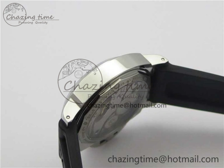 PAM111 N V10 Noob 1:1 Best Edition on Rubber Strap A6497 with Y-Incabloc Soft 8418