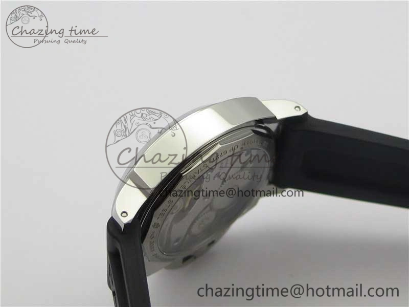 PAM111 N V10 Noob 1:1 Best Edition on Rubber Strap A6497 with Y-Incabloc Soft 8418