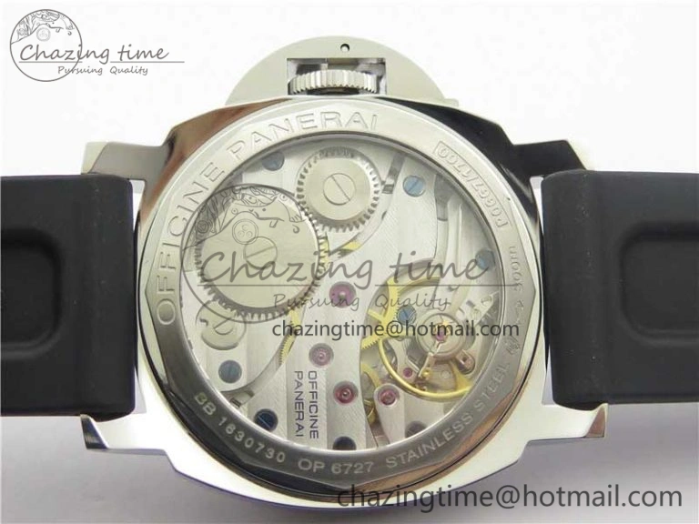 PAM111 N V10 Noob 1:1 Best Edition on Rubber Strap A6497 with Y-Incabloc Soft 8418