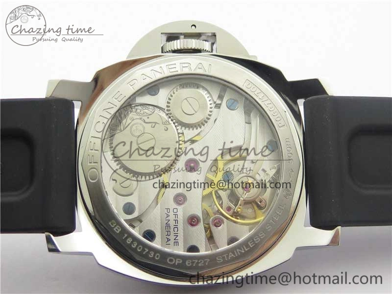 PAM111 N V10 Noob 1:1 Best Edition on Rubber Strap A6497 with Y-Incabloc Soft 8418
