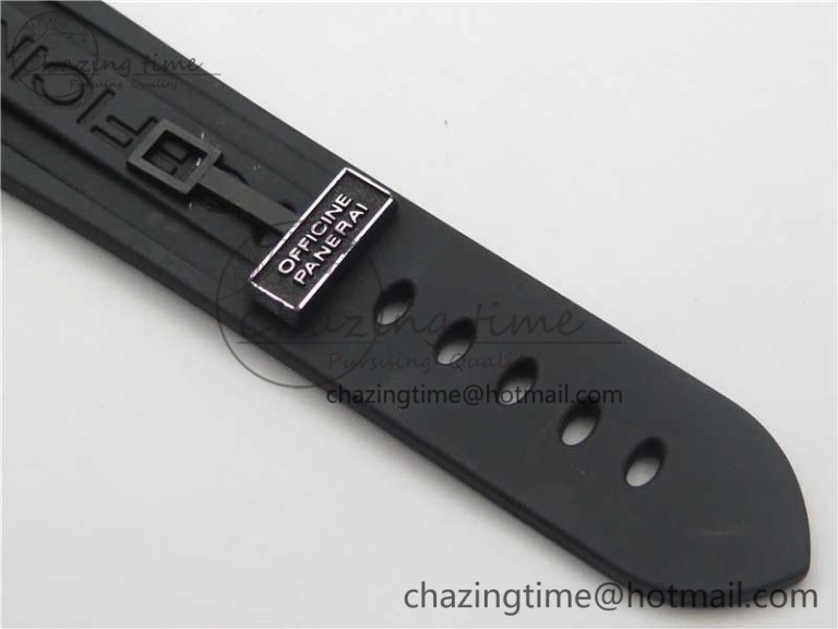 PAM111 N V10 Noob 1:1 Best Edition on Rubber Strap A6497 with Y-Incabloc Soft 8418