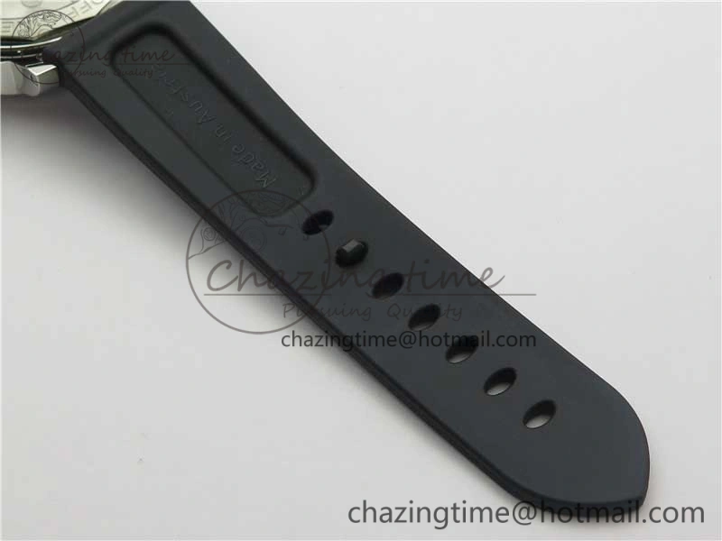 PAM111 N V10 Noob 1:1 Best Edition on Rubber Strap A6497 with Y-Incabloc Soft 8418