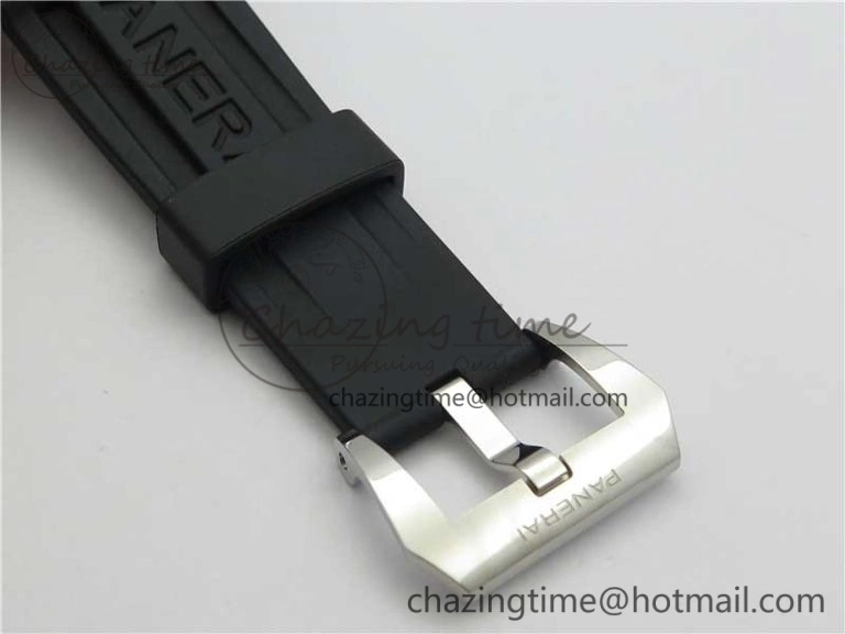 PAM111 N V10 Noob 1:1 Best Edition on Rubber Strap A6497 with Y-Incabloc Soft 8418