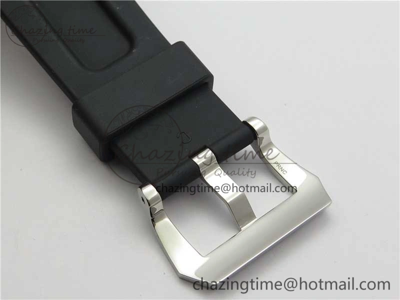PAM111 N V10 Noob 1:1 Best Edition on Rubber Strap A6497 with Y-Incabloc Soft 8418