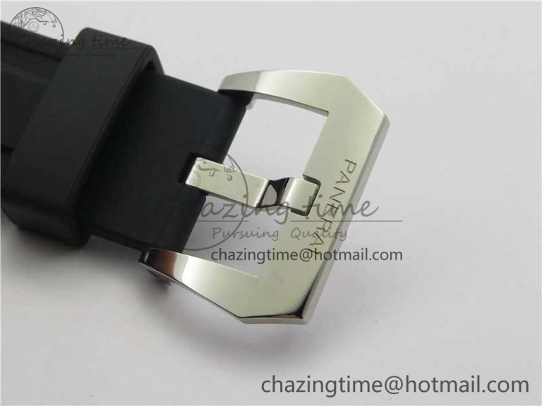 PAM111 N V10 Noob 1:1 Best Edition on Rubber Strap A6497 with Y-Incabloc Soft 8418