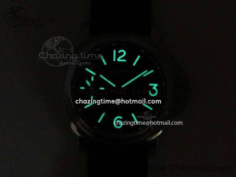 PAM111 N V10 Noob 1:1 Best Edition on Rubber Strap A6497 with Y-Incabloc Soft 8418