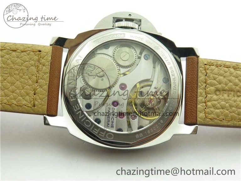 Durable PAM111 P Noob 1:1 Best Edition on Brown Leather Strap A6497 with Y-Incabloc V 8398