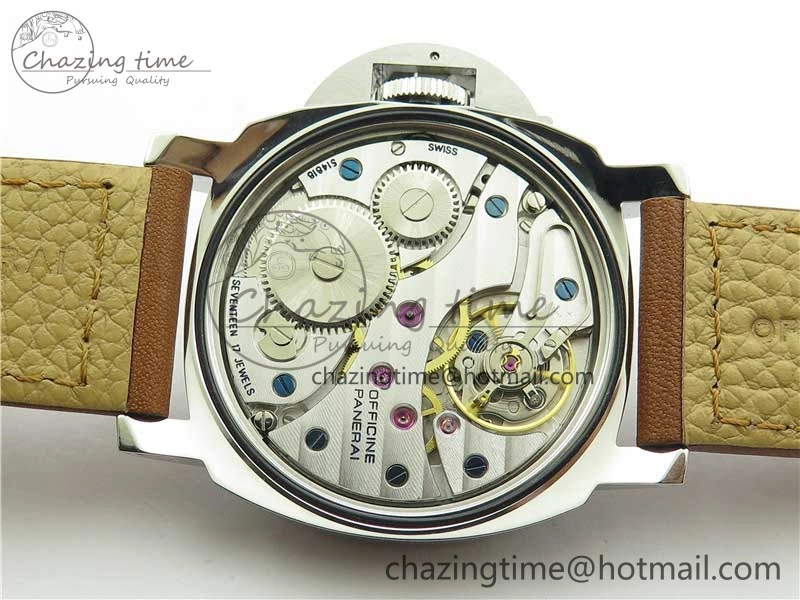 Durable PAM111 P Noob 1:1 Best Edition on Brown Leather Strap A6497 with Y-Incabloc V 8398