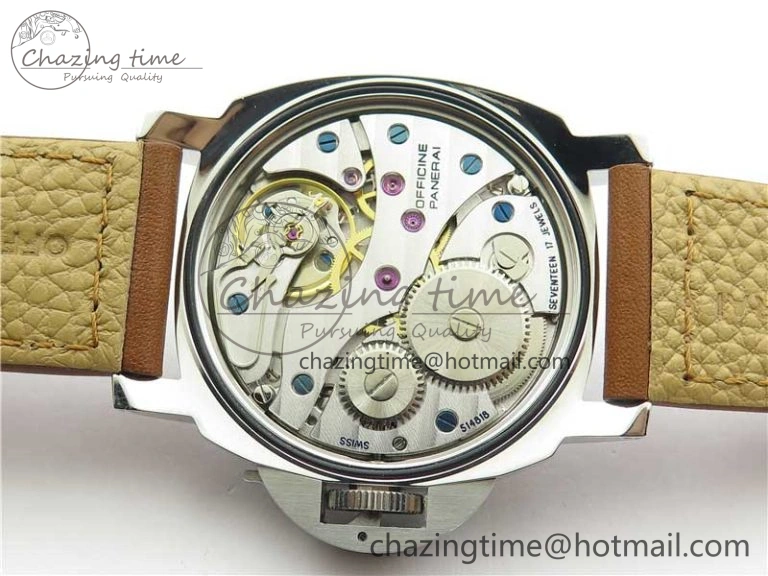 Durable PAM111 P Noob 1:1 Best Edition on Brown Leather Strap A6497 with Y-Incabloc V 8398