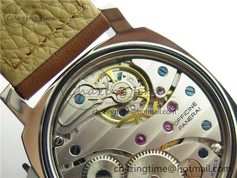 Durable PAM111 P Noob 1:1 Best Edition on Brown Leather Strap A6497 with Y-Incabloc V 8398