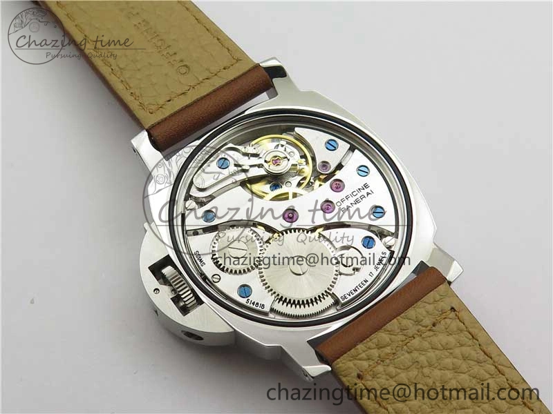 Durable PAM111 P Noob 1:1 Best Edition on Brown Leather Strap A6497 with Y-Incabloc V 8398