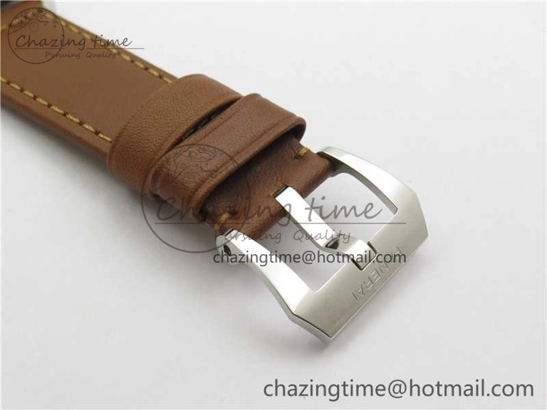 Durable PAM111 P Noob 1:1 Best Edition on Brown Leather Strap A6497 with Y-Incabloc V 8398