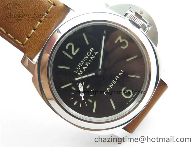 Durable PAM111 P Noob 1:1 Best Edition on Brown Leather Strap A6497 with Y-Incabloc V 8398