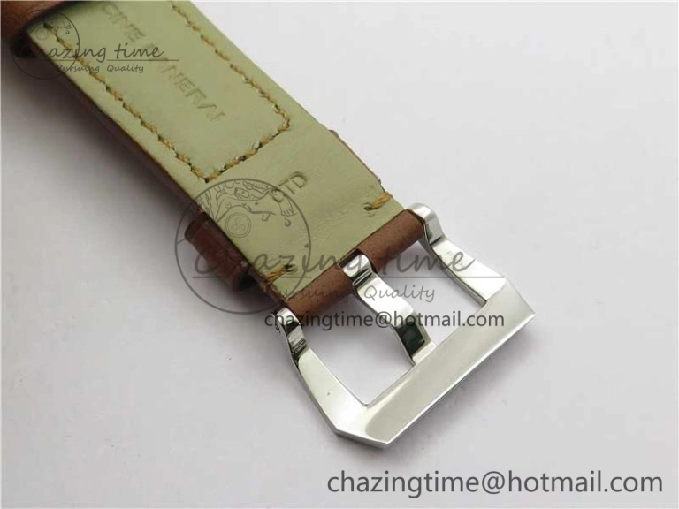 PAM111 VSF 1:1 Best Edition on Brown Calf leather Strap A6497 ( Free Strap ) Reliable 8403