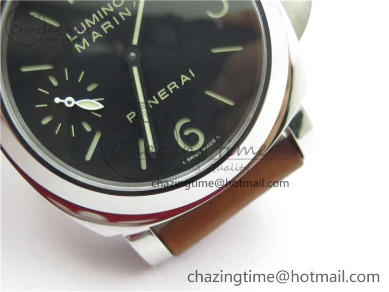 PAM111 VSF 1:1 Best Edition on Brown Calf leather Strap A6497 ( Free Strap ) Reliable 8403