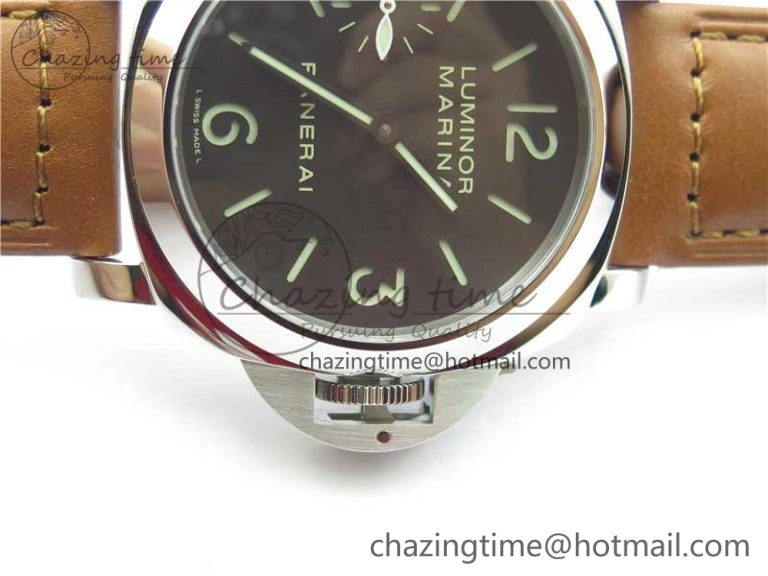 PAM111 VSF 1:1 Best Edition on Brown Calf leather Strap A6497 ( Free Strap ) Reliable 8403