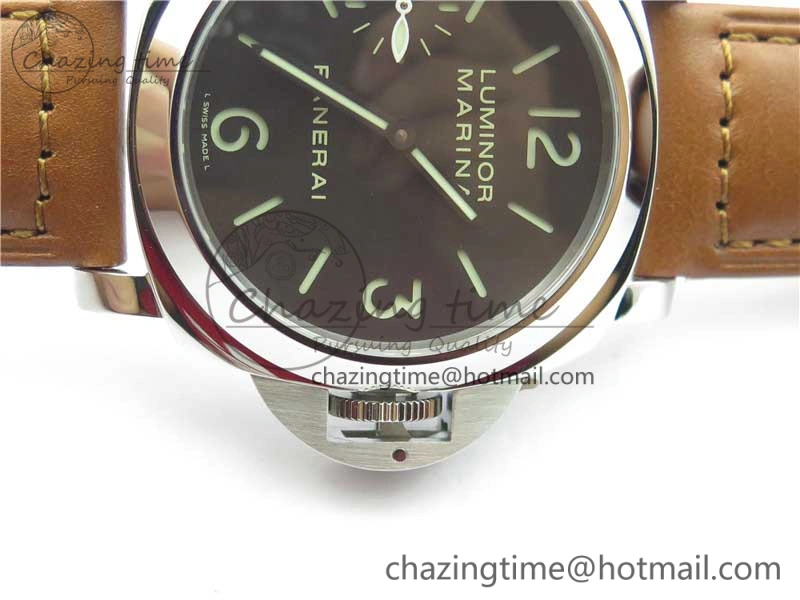 PAM111 VSF 1:1 Best Edition on Brown Calf leather Strap A6497 ( Free Strap ) Reliable 8403