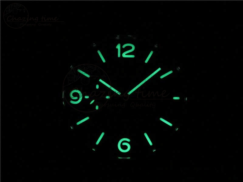 PAM1112 V GMT RG VSF 1:1 Best Edition Blue Dial on Blue Leather Strap P.9011 Super Clone Lightweight 8402