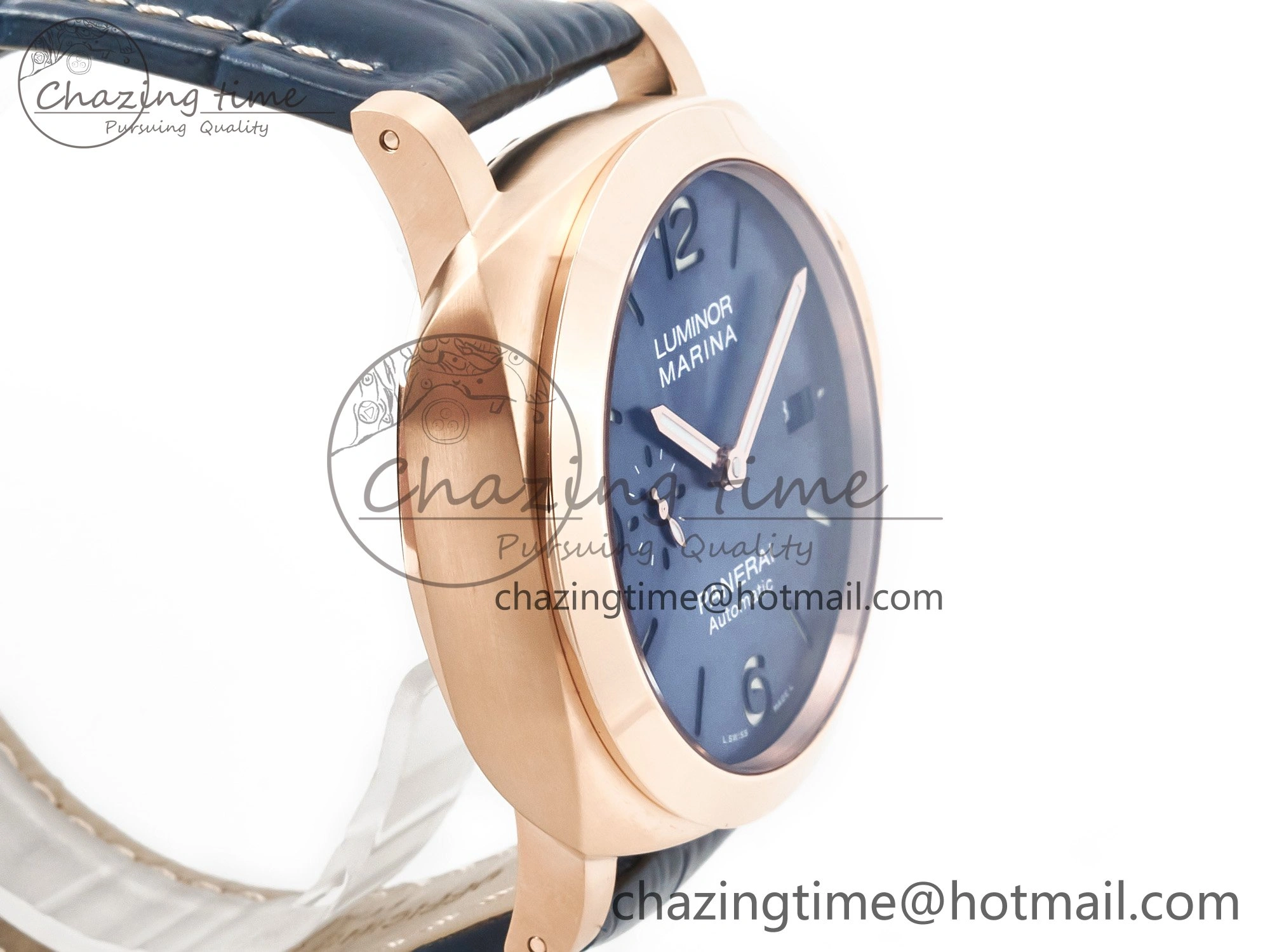 PAM1112 W TTF 1:1 Best Edition on Blue Leather Strap P Versatile 8325