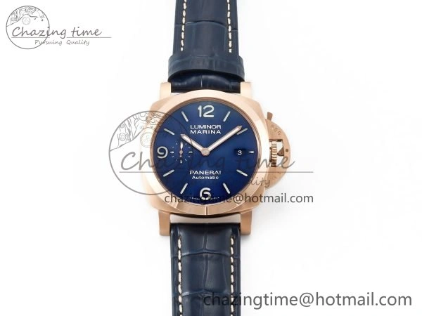 PAM1112 W TTF 1:1 Best Edition on Blue Leather Strap P Versatile 8325