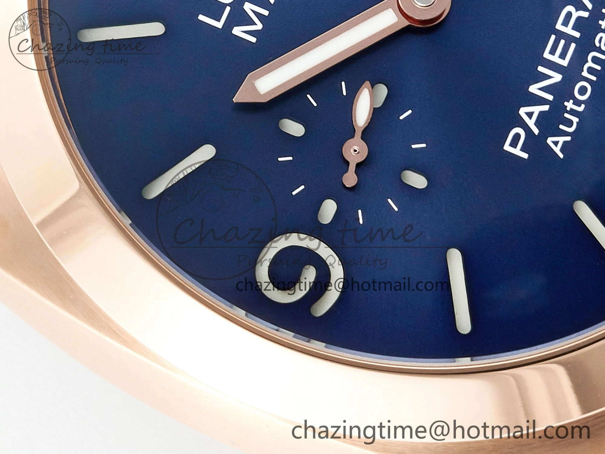 PAM1112 W TTF 1:1 Best Edition on Blue Leather Strap P Versatile 8325