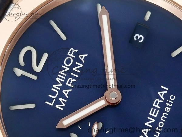 PAM1112 W TTF 1:1 Best Edition on Blue Leather Strap P Versatile 8325