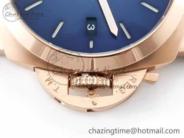 PAM1112 W TTF 1:1 Best Edition on Blue Leather Strap P Versatile 8325