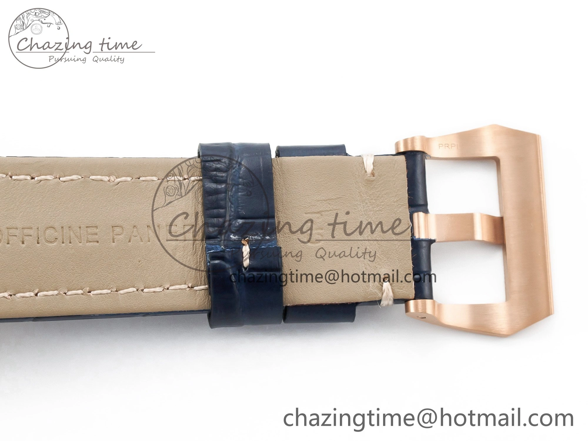 PAM1112 W TTF 1:1 Best Edition on Blue Leather Strap P Versatile 8325
